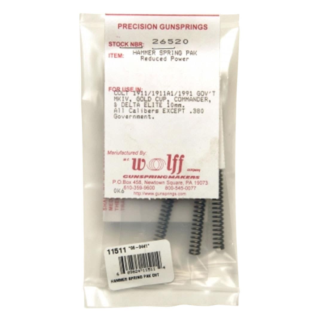 WOLFF 1911 HAMMER SPRING PAK GVT