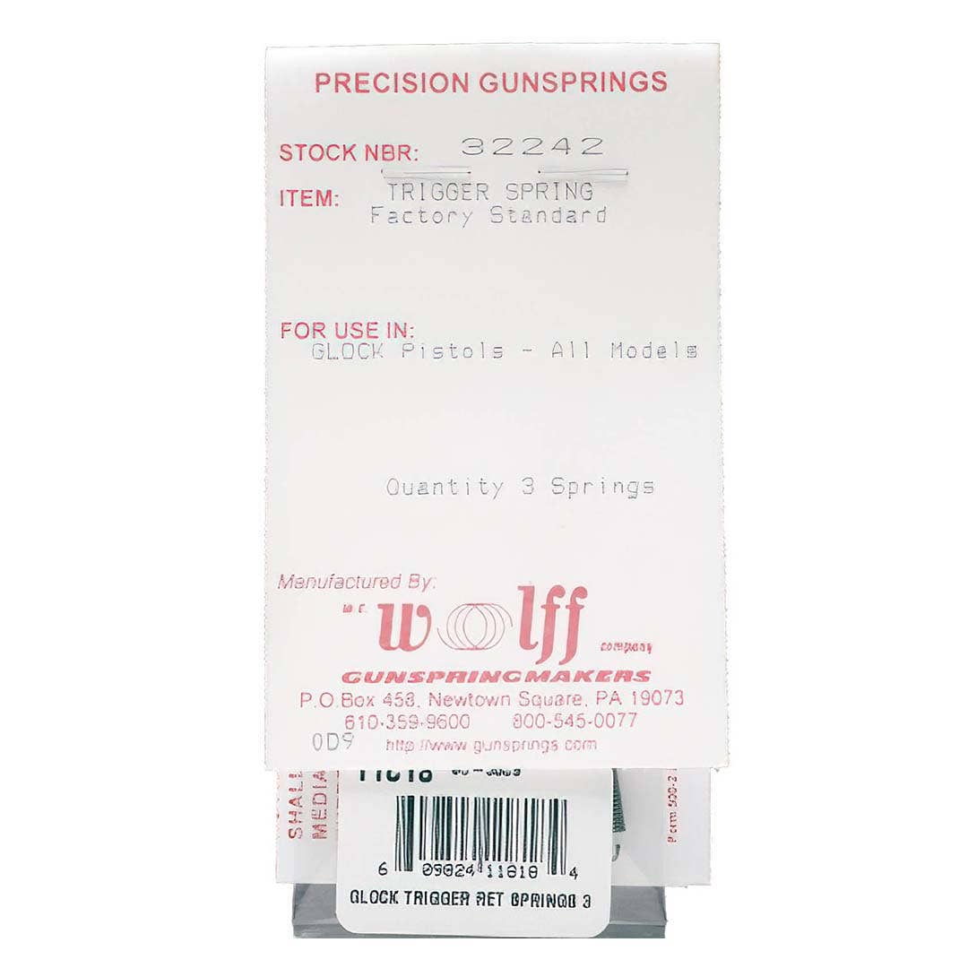 WOLFF GLOCK TRIGGER RET SPRINGS 3