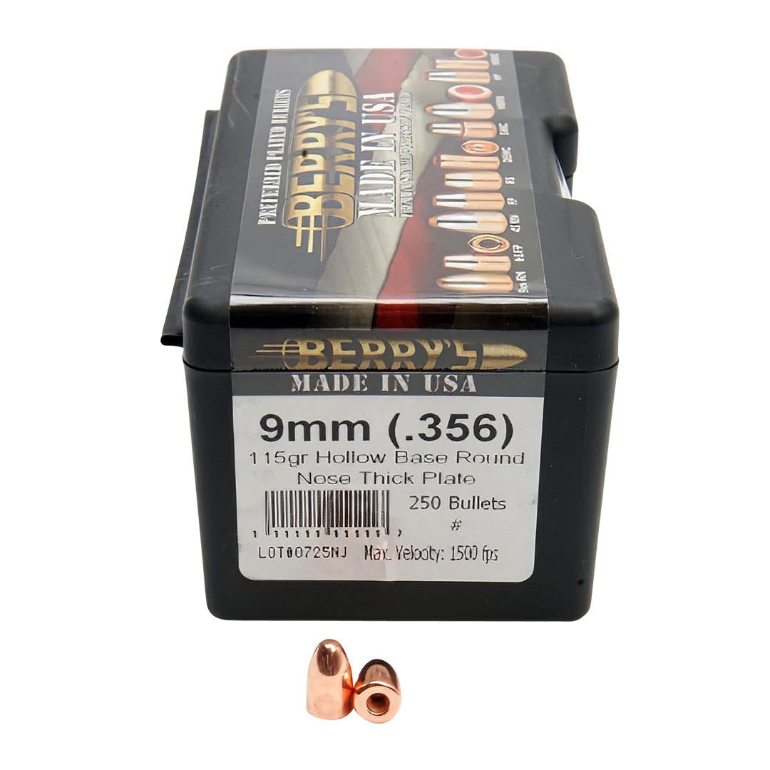 BERRYS 9MM 115 GR HBRN-TP 250ct