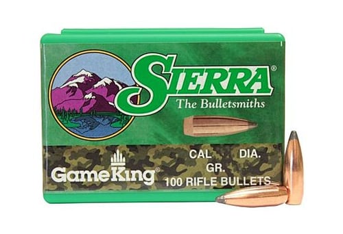 Sierra GameKing Rifle Bullets 6.5mm .264" 140 gr SBT | 100 count