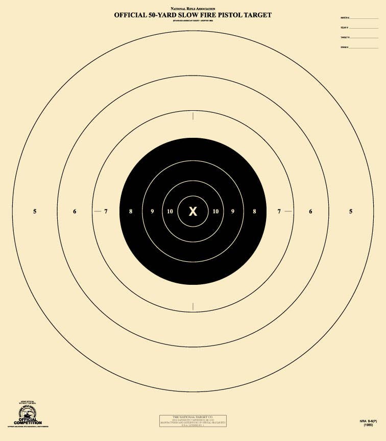 COMP PISTOL 50YD SLOFIRE