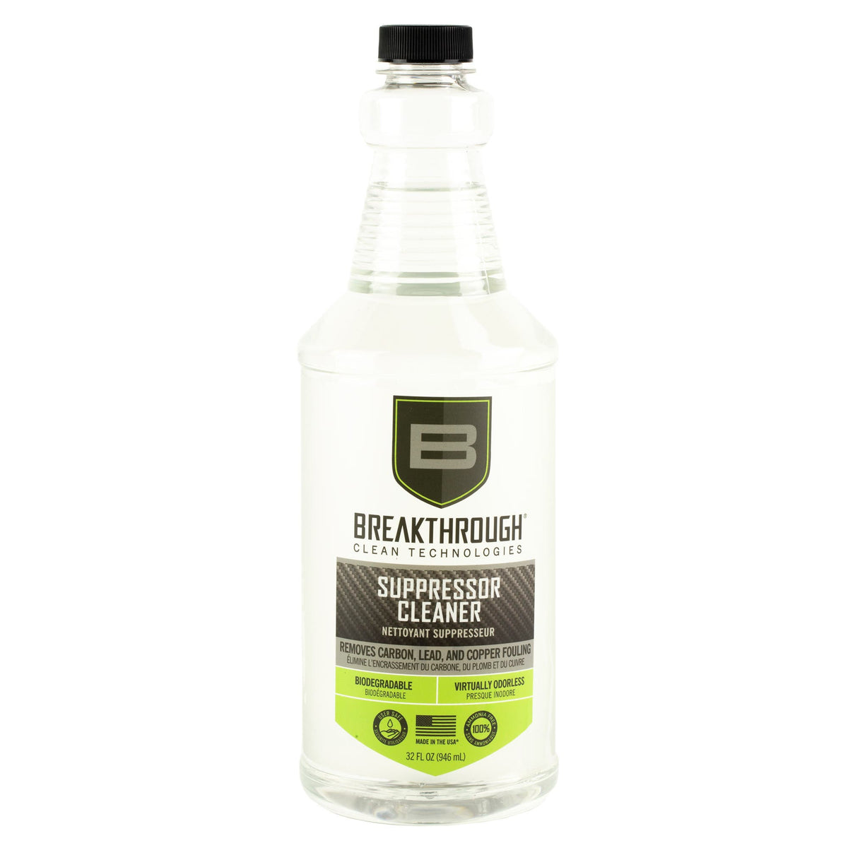 Breakthrough Clean Technologies, Suppressor Cleaner, Solvent, 32oz Bottle