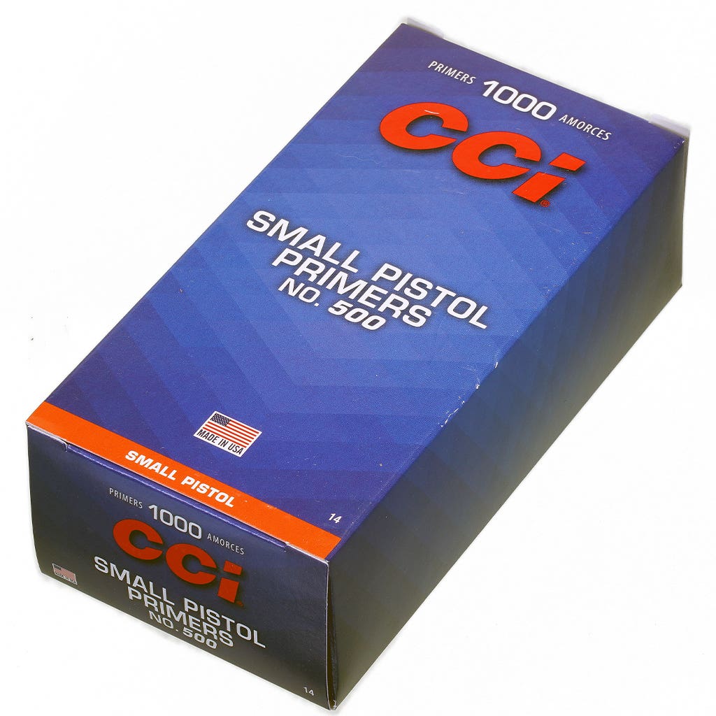 CCI 500 SM PISTOL PRIMER 1000
