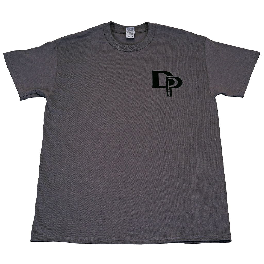 Dillon heavyweight cotton T-shirt, gray