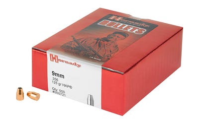 HORNADY 9MM 125 HP 500PCS