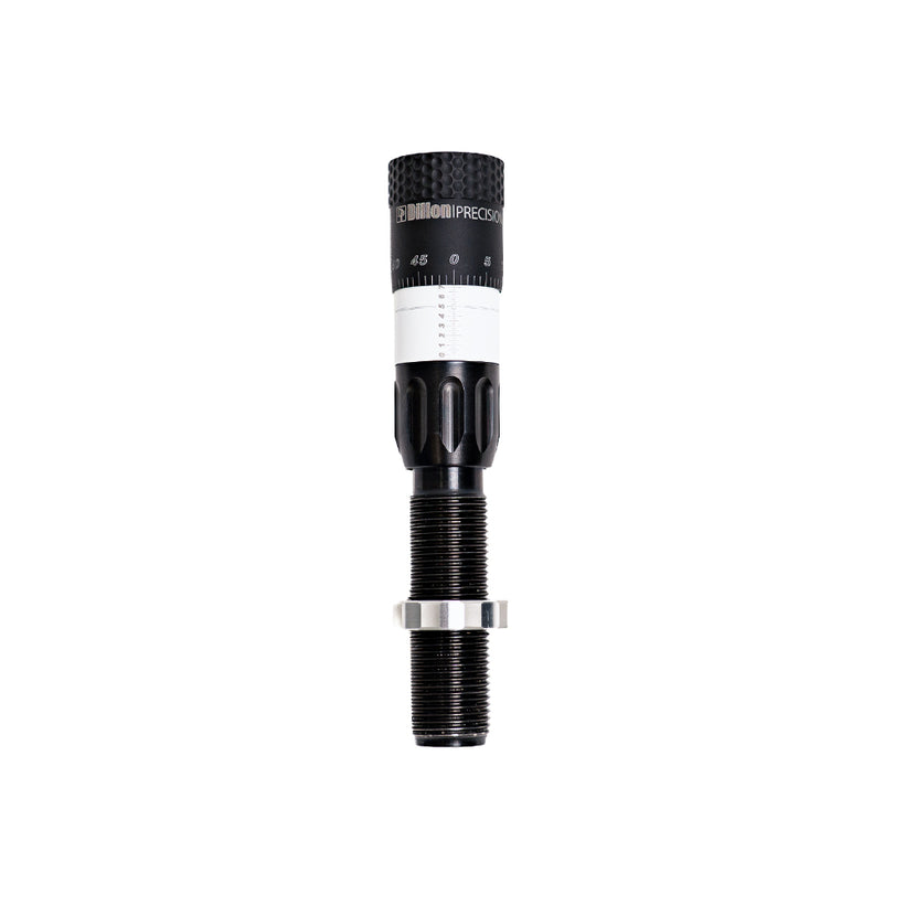 Accurized Series micrometer seating die on a white background.
