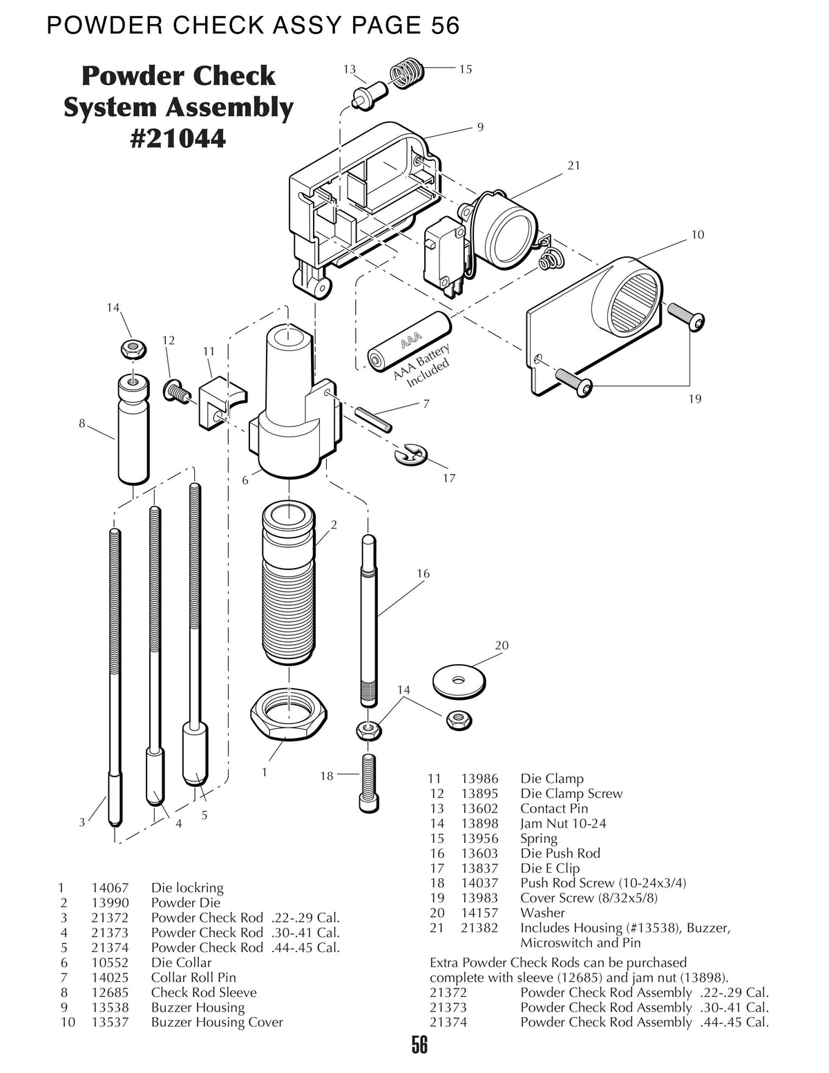 Assembled Electronics in Housing w/ Roll Pin | #21382