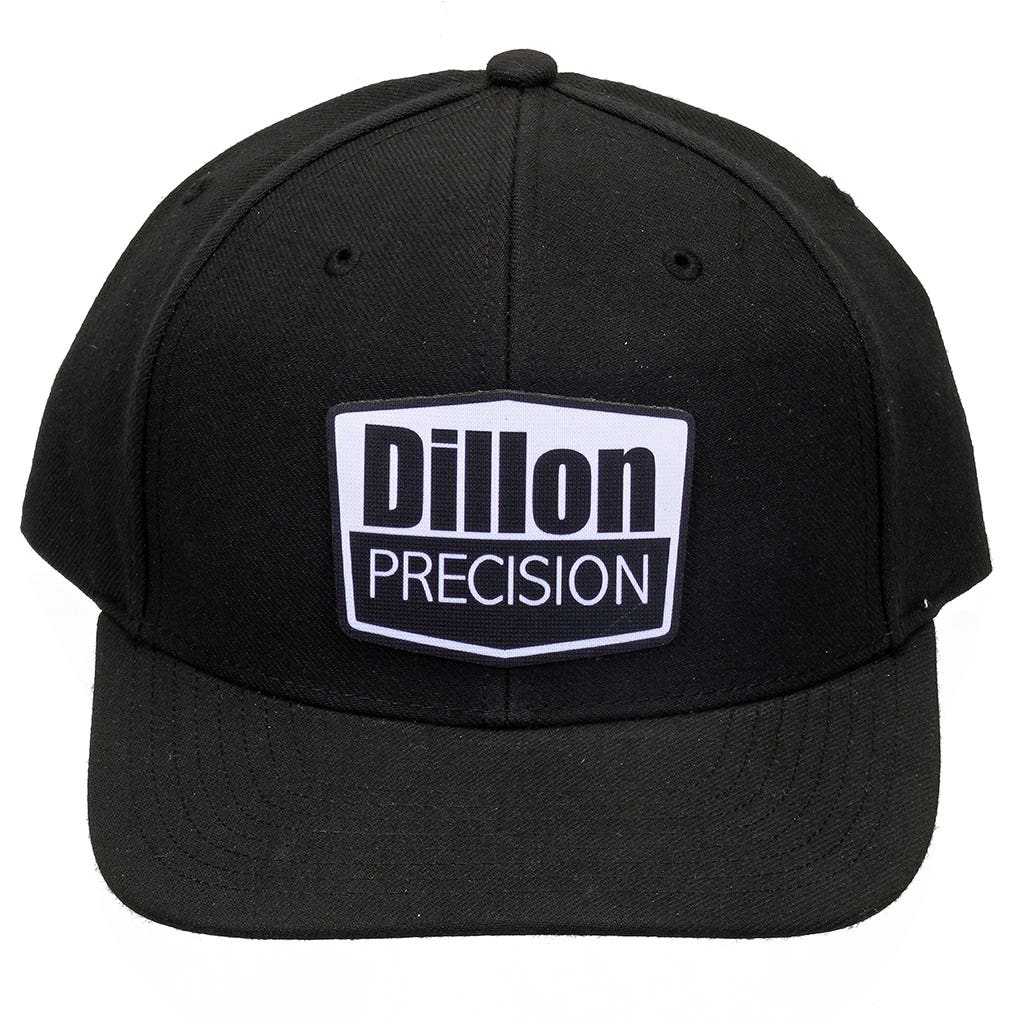 DILLON BLACK HAT BLK/WHT LOGO