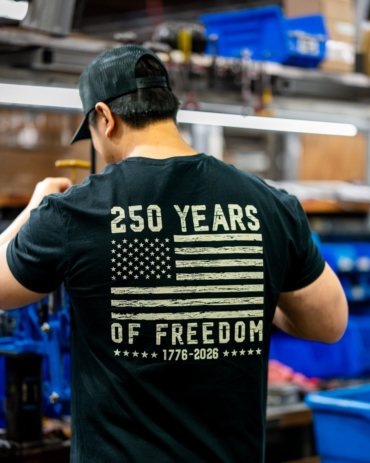 Dillon 1776 Flag Shirt | Black