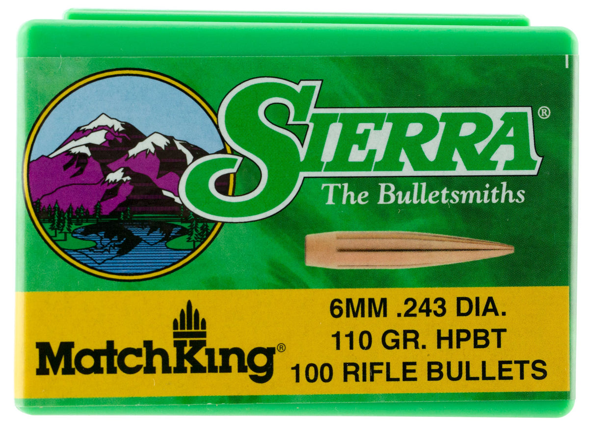 Sierra MatchKing HPBT | .243 110gr | 100 Pieces
